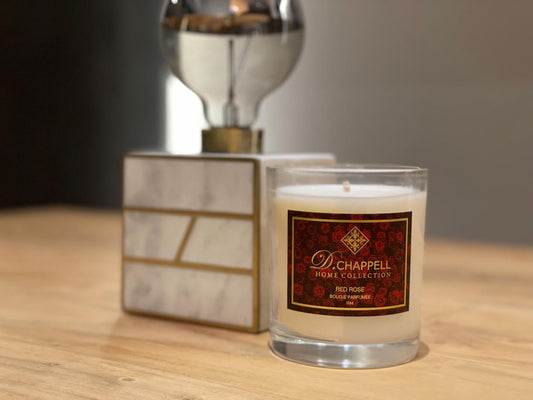 Red Rose Candle