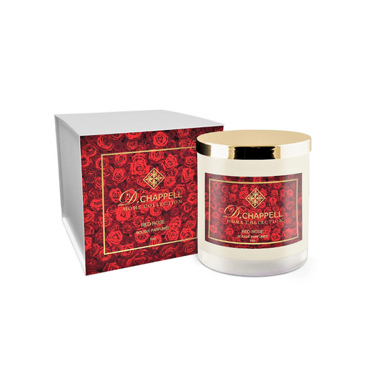 Red Rose Candle